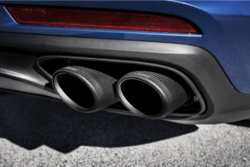Akrapovic 17-18 Porsche Panamera Turbo Tail Pipe Set (Carbon) on BOLTMotorsports